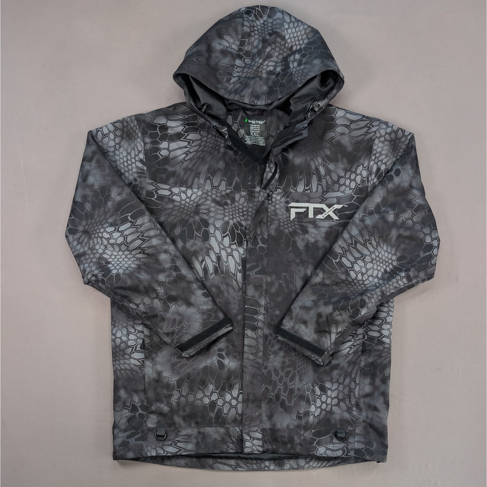 Frogg Toggs FTX Armor 2XL Kryptek Typhon Waterproof Rain Hunting Jacket NWOT - Picture 3 of 16